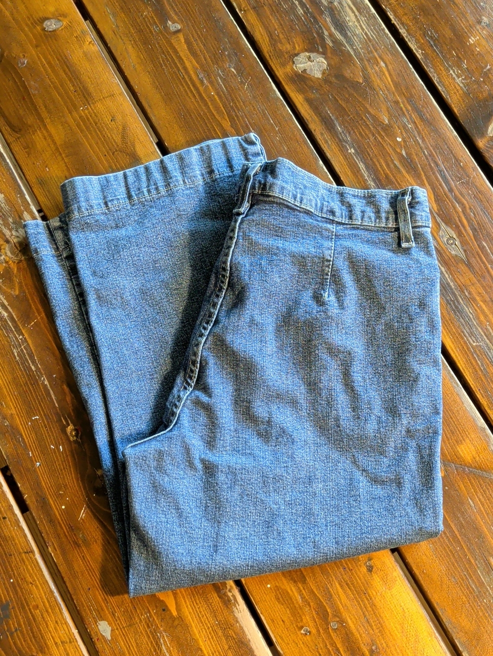 FDJ Denim Wide Leg Capris